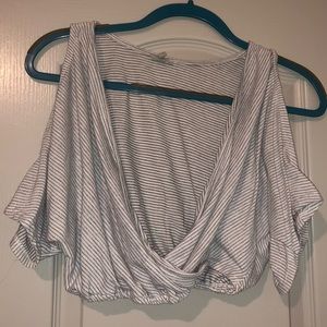 V Neck Crop Top